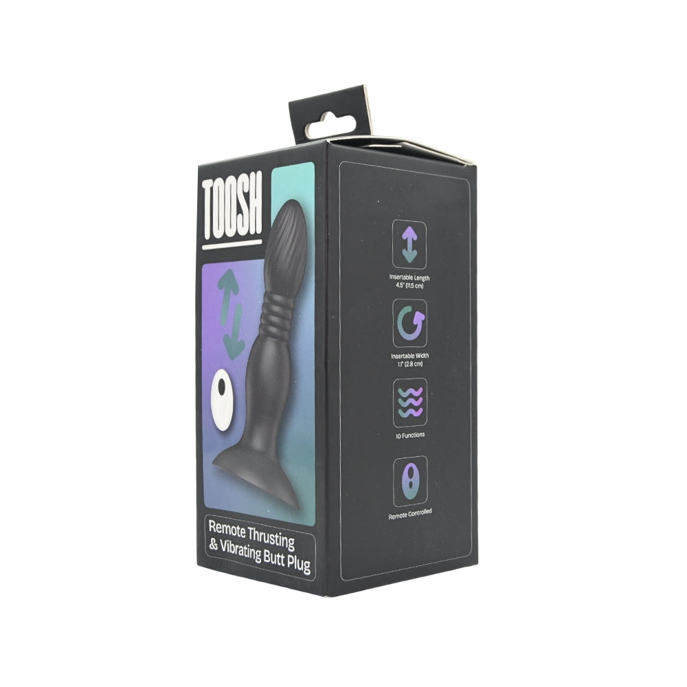 Toosh Thrusting Butt Plug - Remote Controlled Vibration
