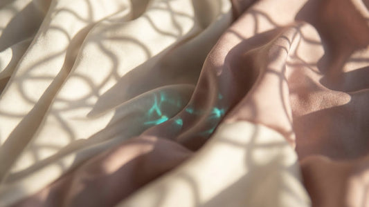 Abstract silk texture representing luxury and innovation