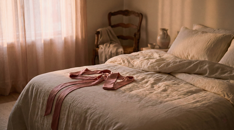 A curated selection of premium bondage restraints, presented in Naughty Nest's signature warm and sophisticated style, designed for safe intimate exploration.