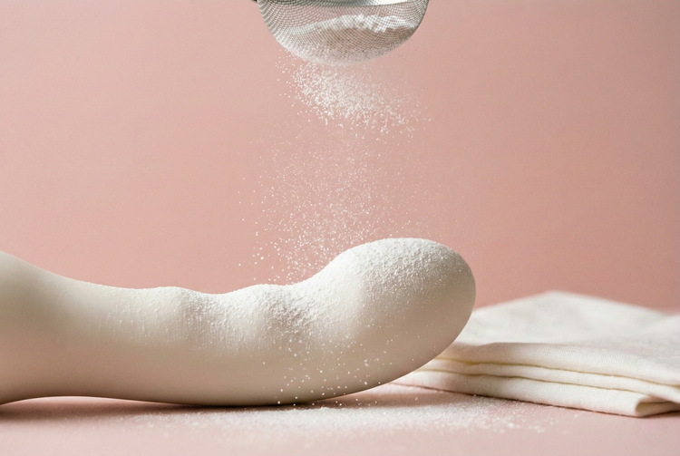 Premium sex toy cleaners and intimate hygiene essentials, featuring antibacterial sprays and renewal powders, styled in a clean wellness setting.