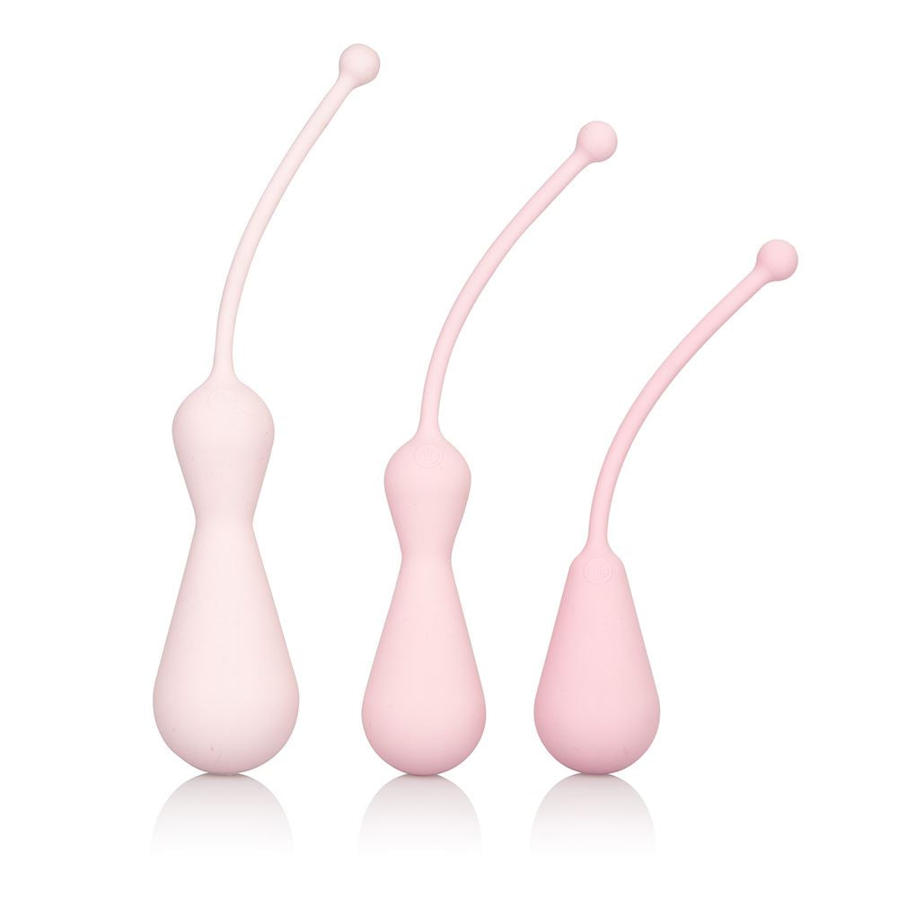 California Exotics Inspire Weighted Silicone Kegel Training Kit - Pink