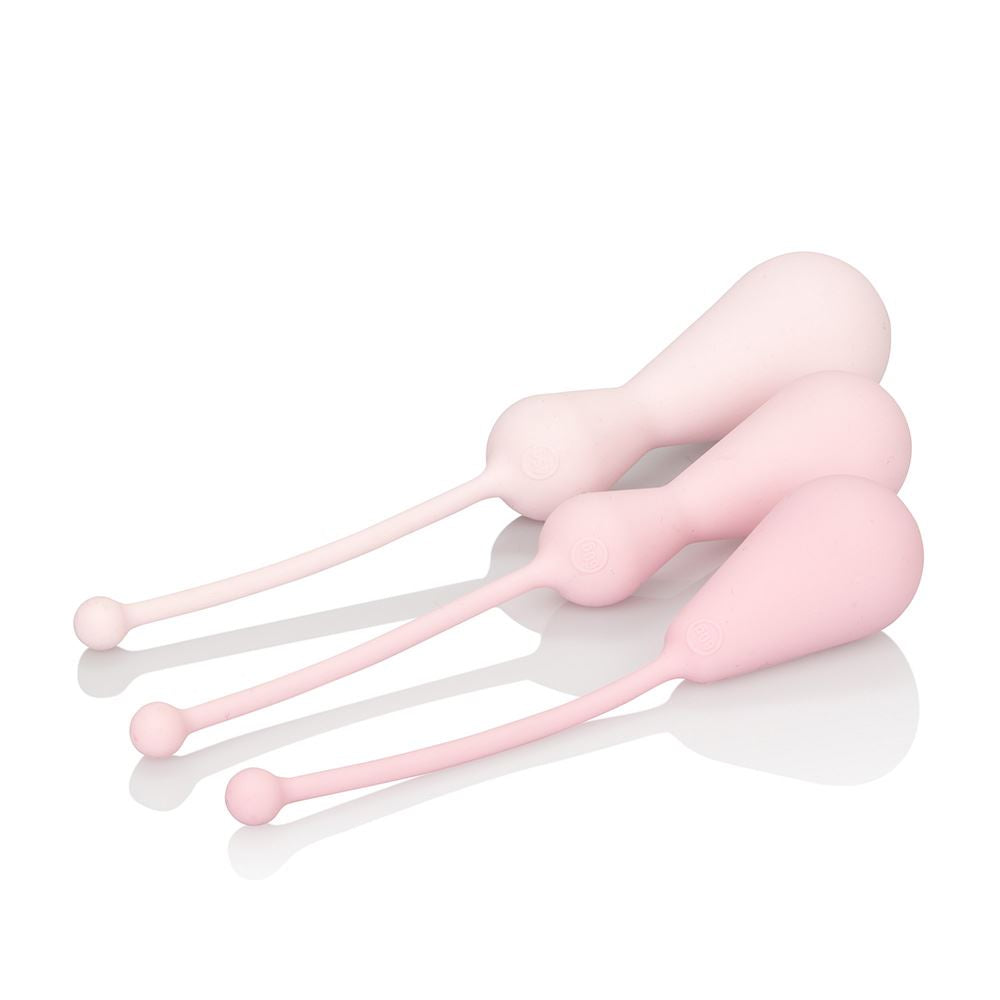 California Exotics Inspire Weighted Silicone Kegel Training Kit - Pink