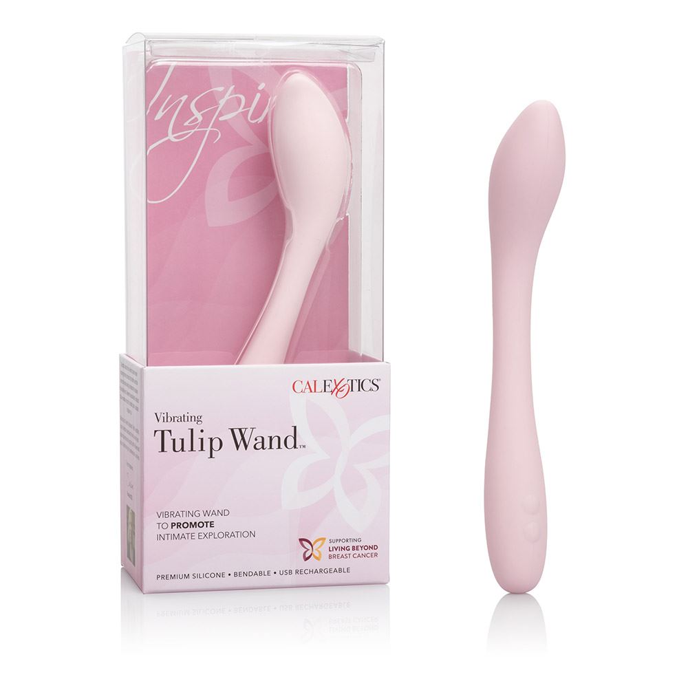 California Exotics Inspire Vibrating Tulip Wand - Pink