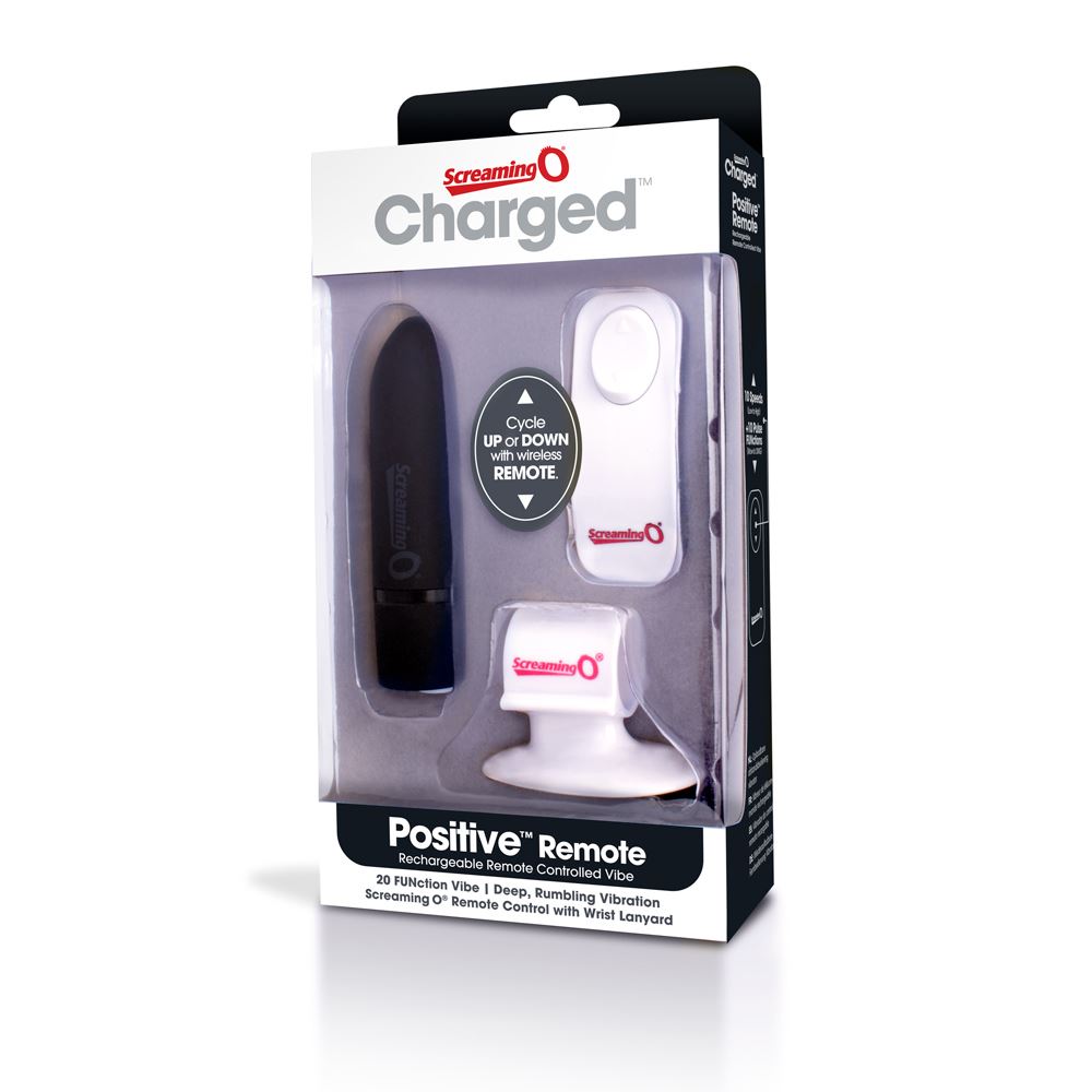Screaming O Charged Positive Remote Control - Black