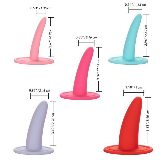 California Exotics She-ology 5 Piece Wearable Vaginal Dilator Set