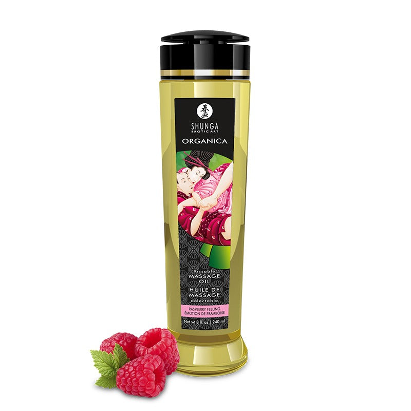 Shunga Raspberry Feeling Massage Oil 240ml