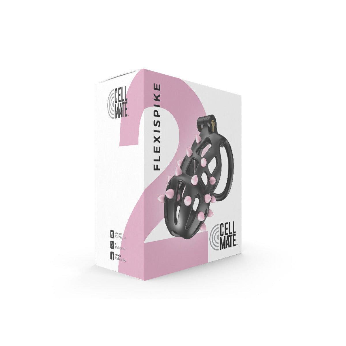 Cellmate FlexiSpike Chastity Cage Size 2