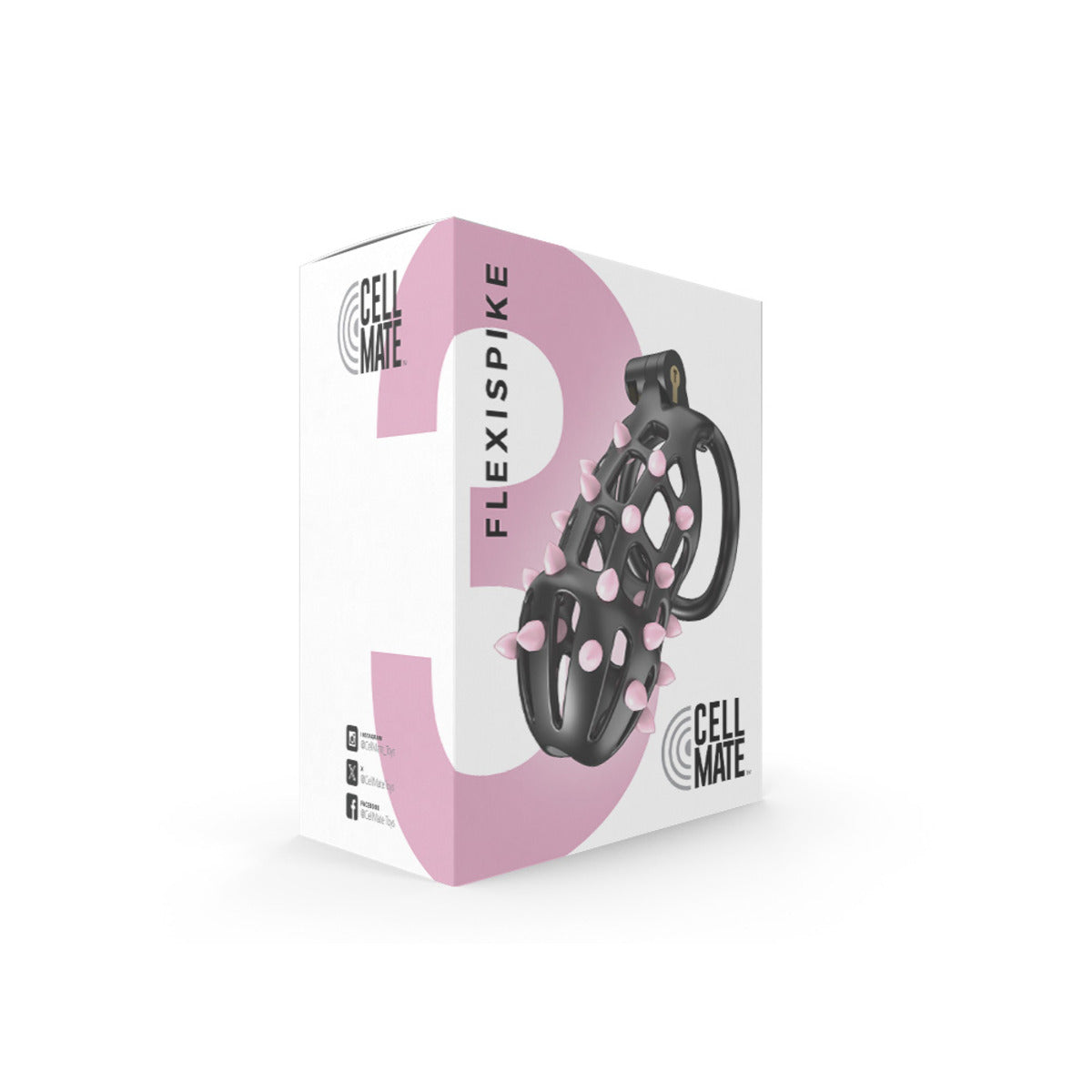 Cellmate FlexiSpike Chastity Cage Size 3
