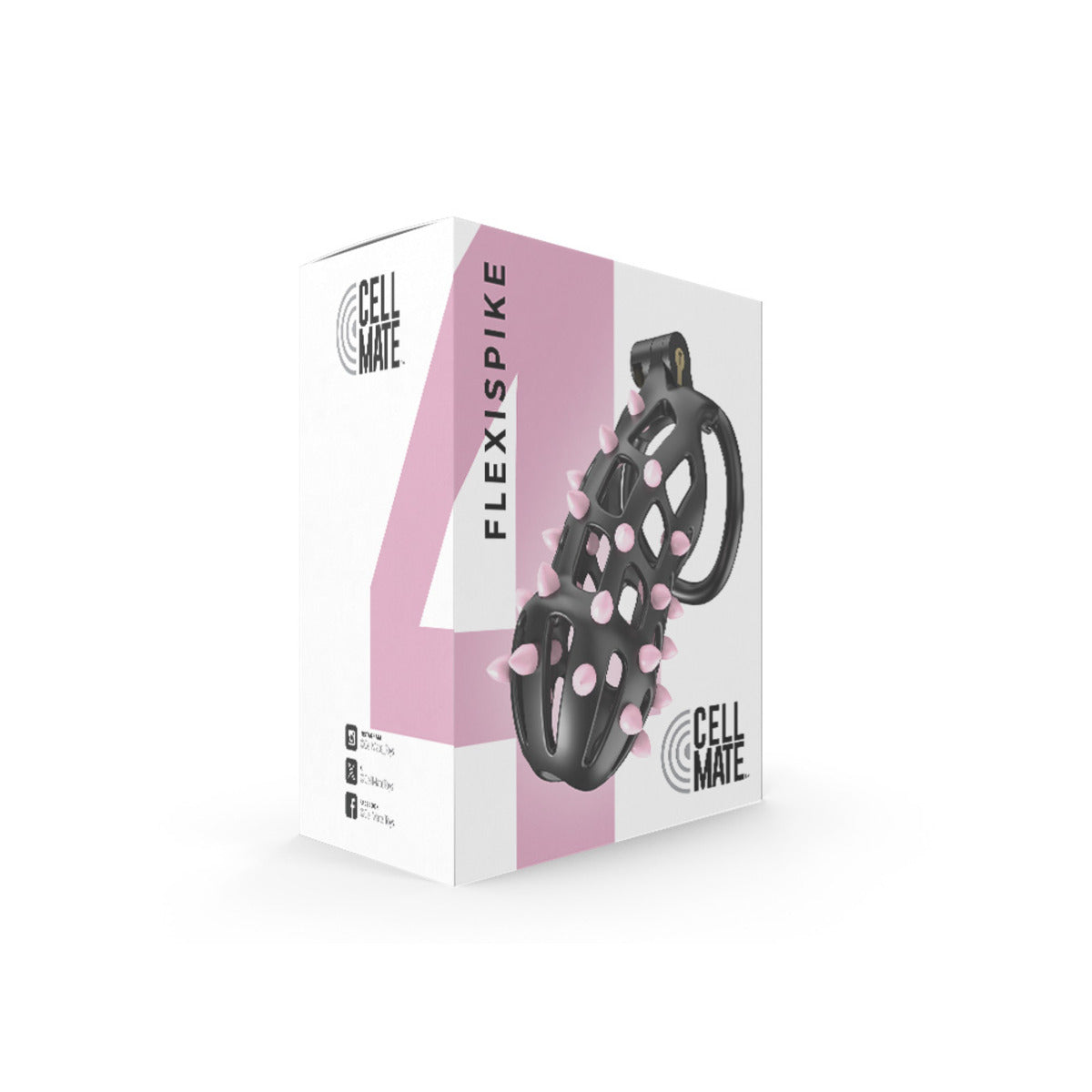 Cellmate FlexiSpike Chastity Cage Size 4