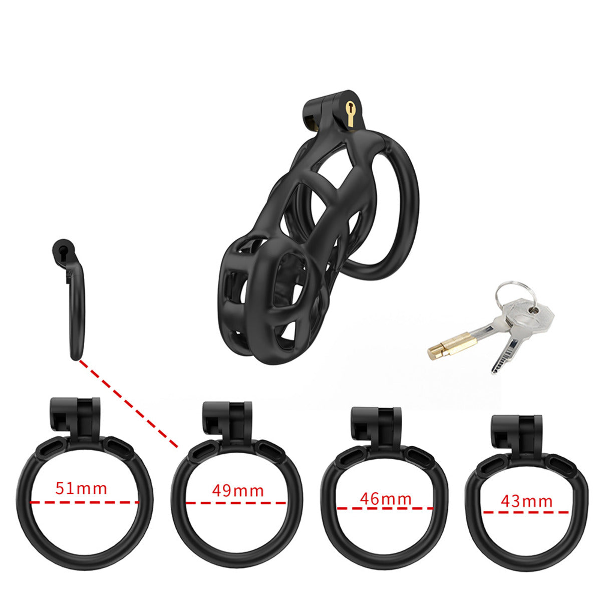 Cellmate Guardian Chastity Cage Size 3