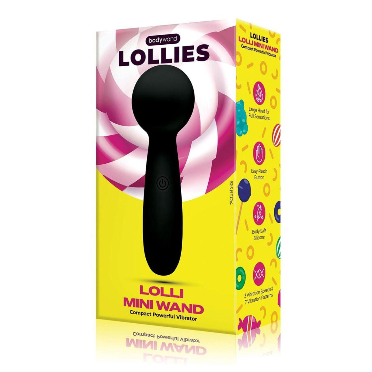 Bodywand Lollies Mini Lolli Wand Massager Pink