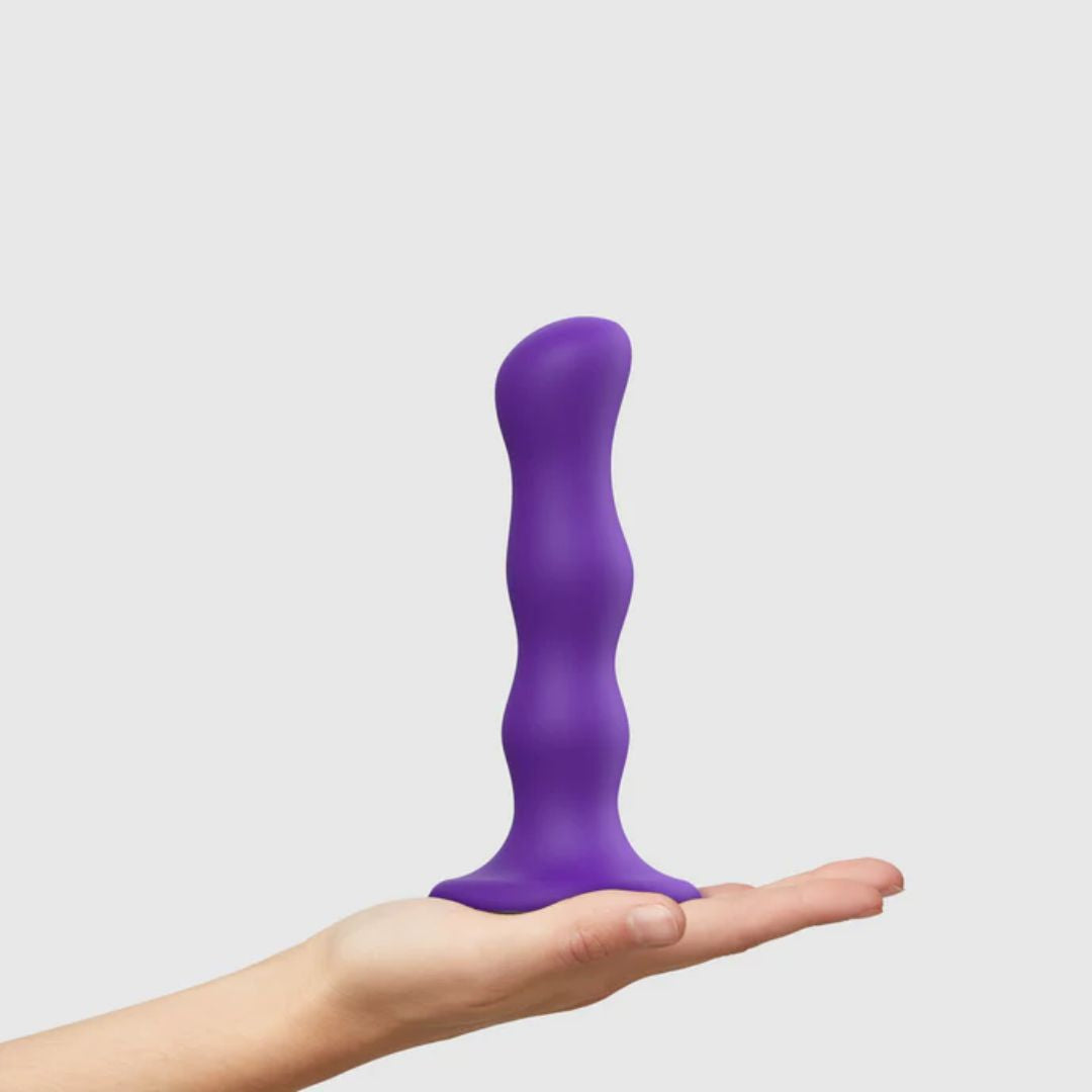 Strap On Me Dildo Geisha Balls - Medium - Purple