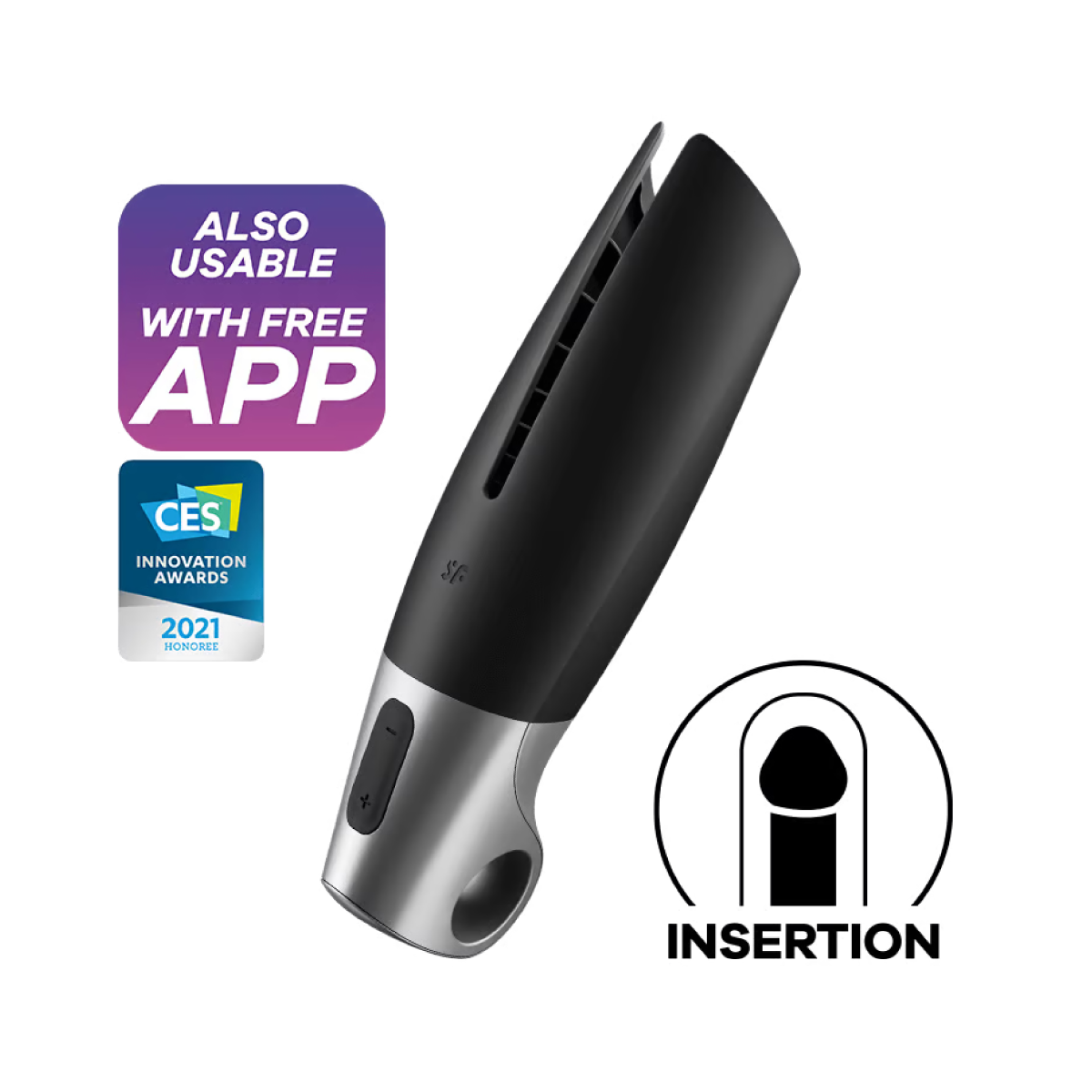Satisfyer Power Masturbator Black