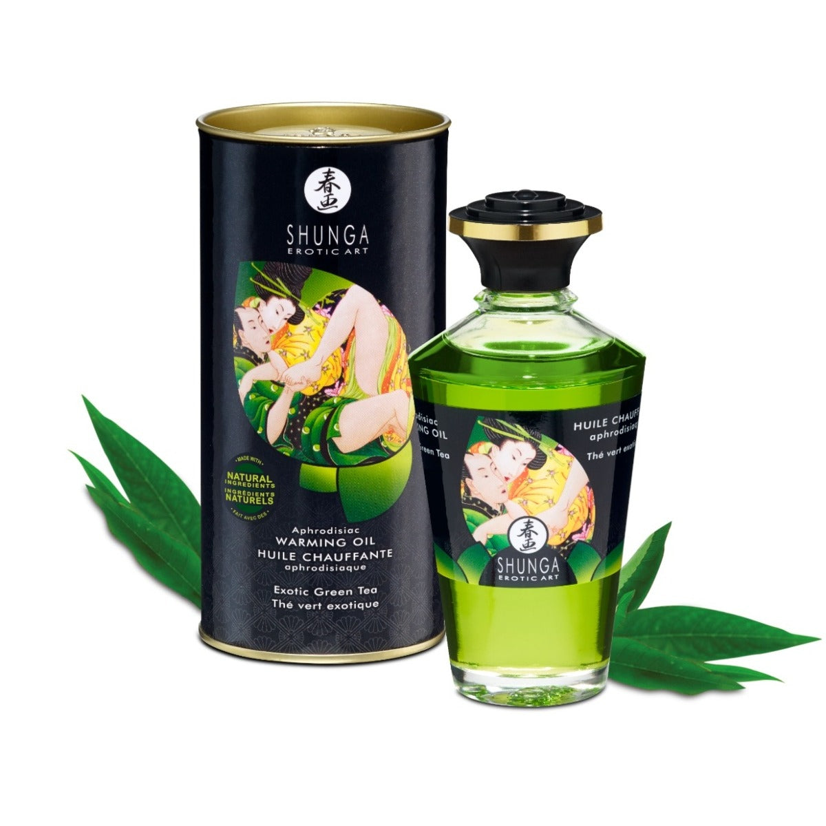 Shunga Aphrodisiac Oil Organica Exotic Green Tea 100ml