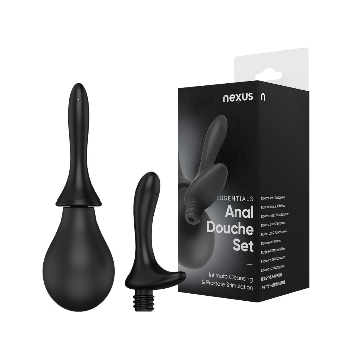 Nexus Douche Set 260ml Anal Douche with Silicone Tips