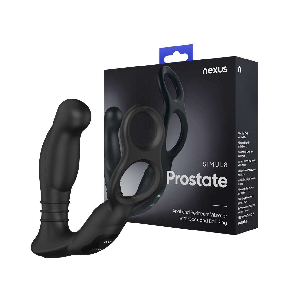 Nexus Simul8 Vibrating Prostate and Perineum Cock and Ball Toy