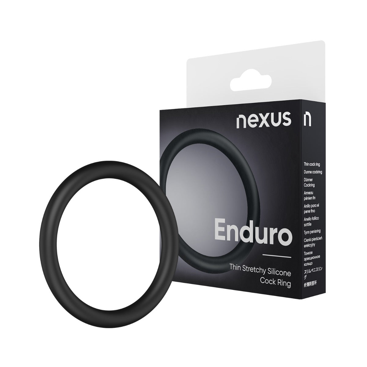 Nexus Enduro Silicone Cock Ring Black