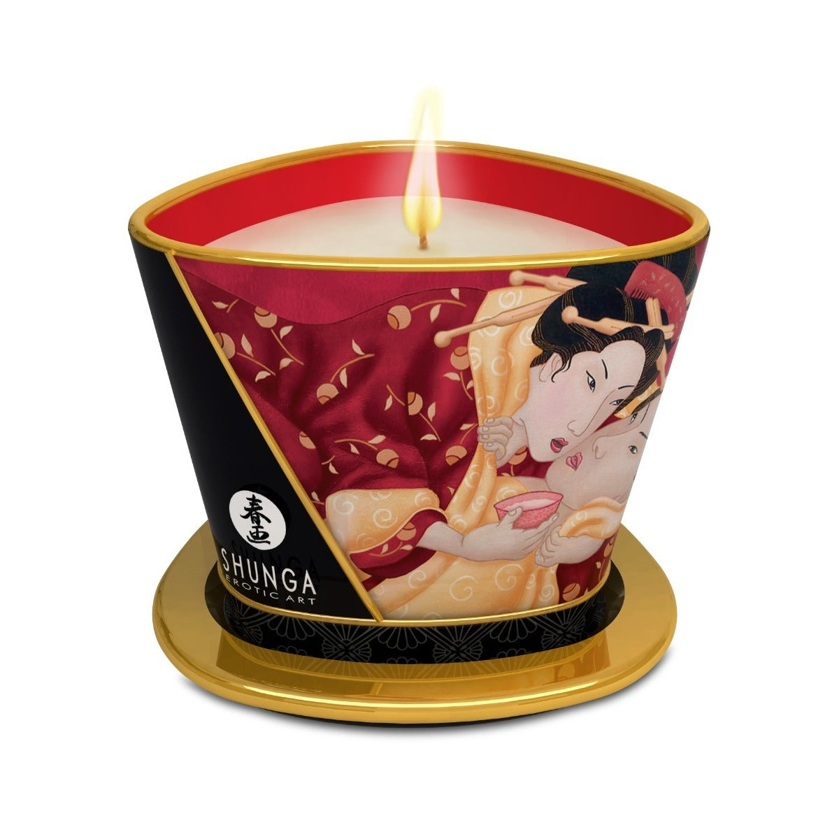 Shunga Massage Candles 170ml Romance / Sparkling Strawberry Wine