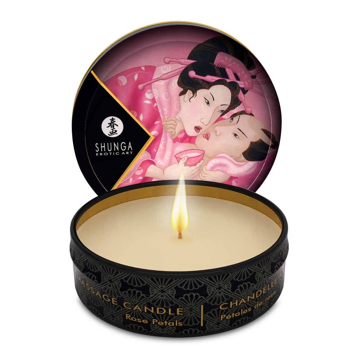 Shunga Mini Candlelight Massage Candles 30ml Aphrodisia / Roses