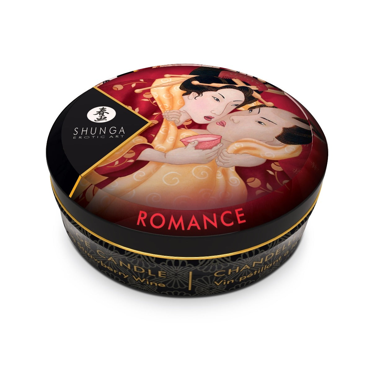 Shunga Mini Candlelight Massage Candles 30ml Romance / Sparkling Strawberry Wine