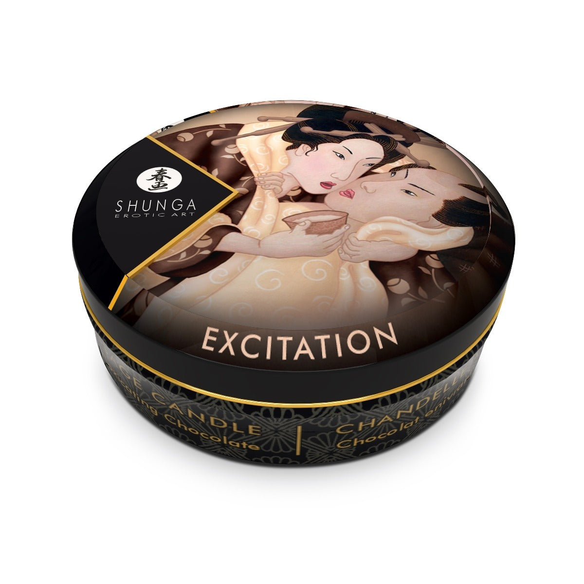 Shunga Mini Candlelight Massage Candles 30ml Excitation / Intoxicating Chocolate