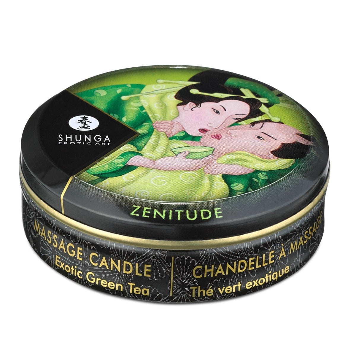 Shunga Mini Candlelight Massage Candles 30ml Zenitude / Exotic Green Tea