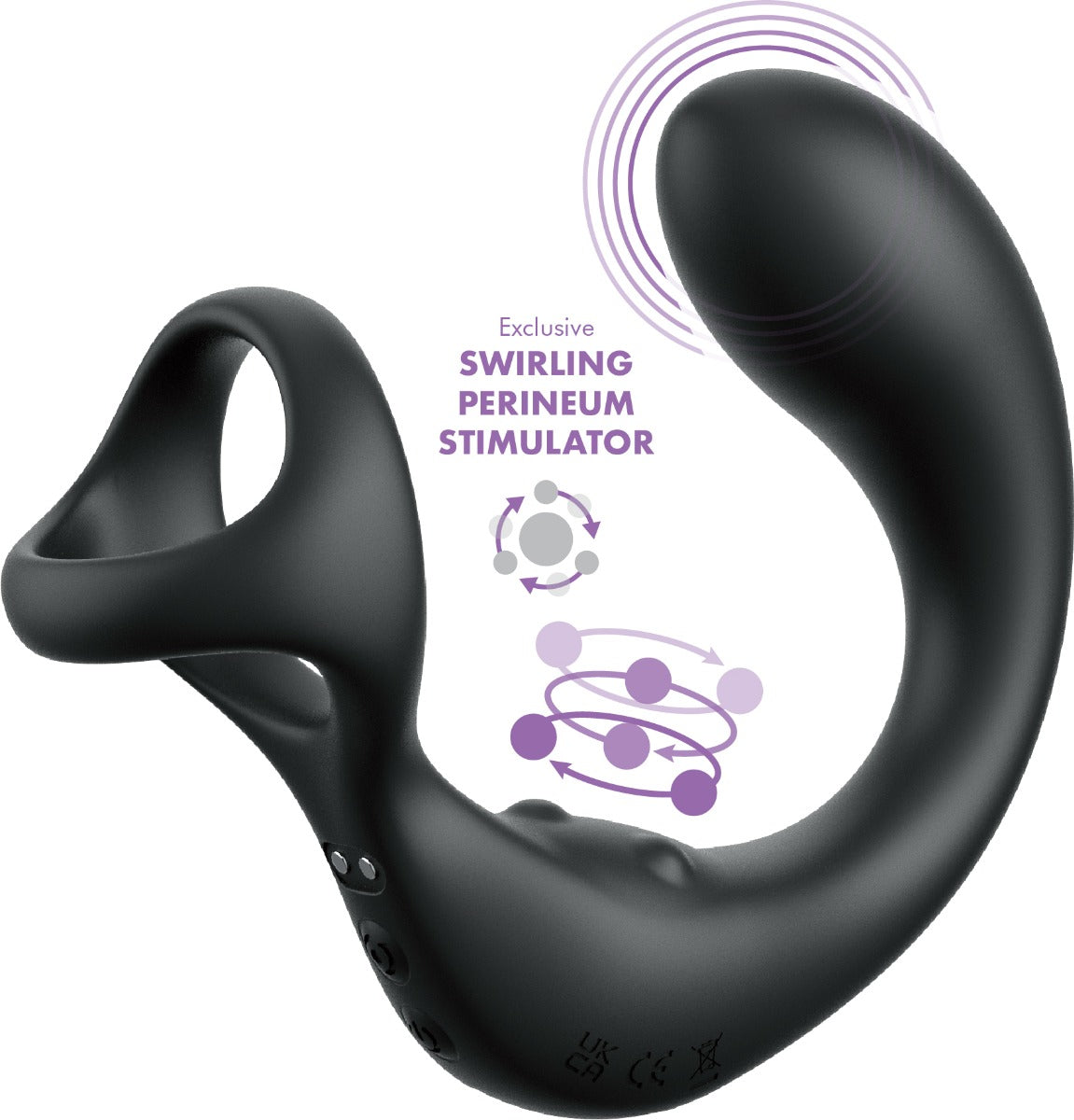 Pipedream - Anal Fantasy Elite - Ass-gasm Taint-Alizer - Black