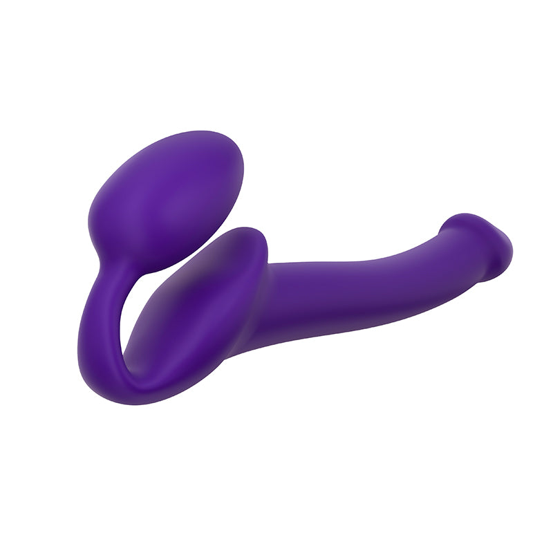 Strap On Me Semi-Realistic Bendable Strap-On Purple - S