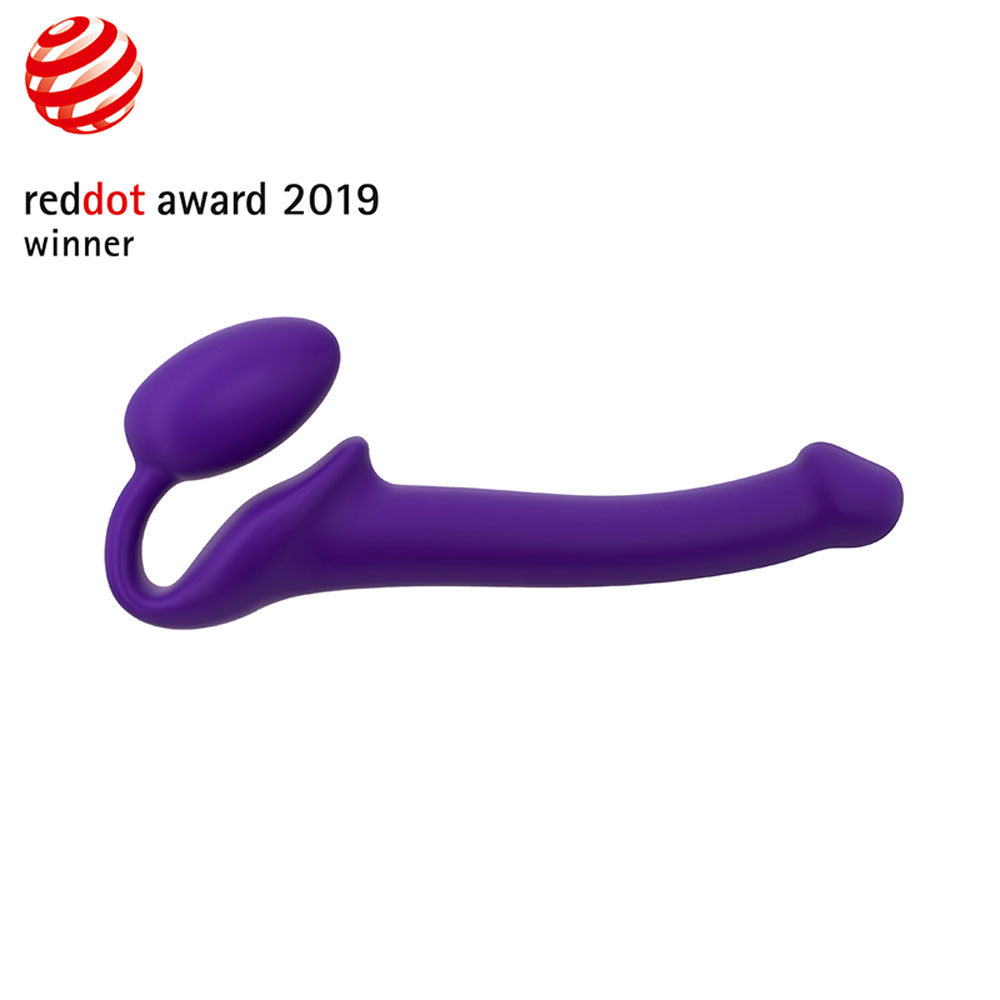 Strap On Me Semi-Realistic Bendable Strap-On Purple - S