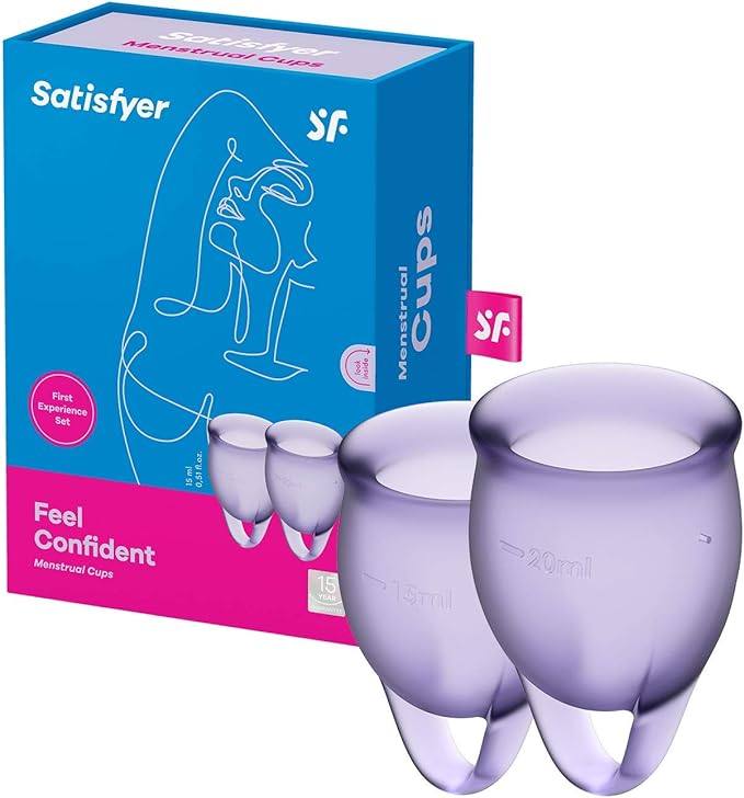 Satisfyer Feel Confident Menstrual Cup Set of 2
