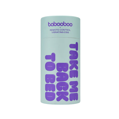 Tabooboo Remote Love Egg - 10 Function Waterproof Vibrator