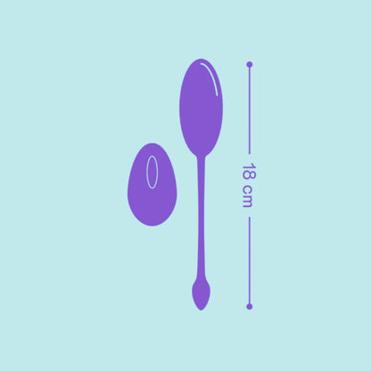Tabooboo Remote Love Egg - 10 Function Waterproof Vibrator