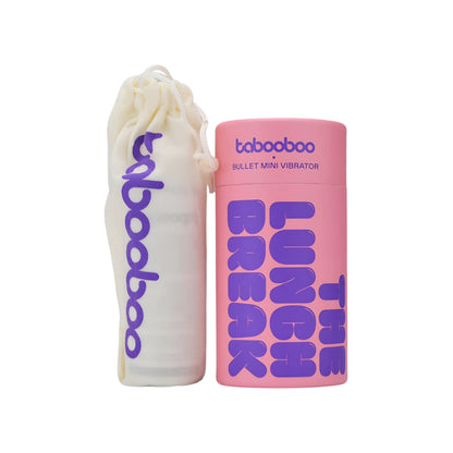 Tabooboo Lunch Break Bullet Vibrator – 10 Modes, USB Rechargeable