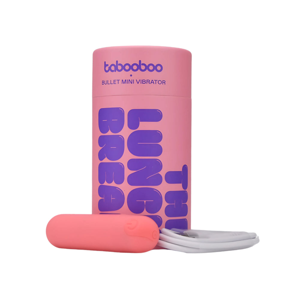 Tabooboo Lunch Break Bullet Vibrator – 10 Modes, USB Rechargeable
