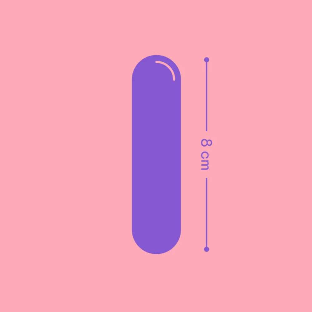 Tabooboo Lunch Break Bullet Vibrator – 10 Modes, USB Rechargeable