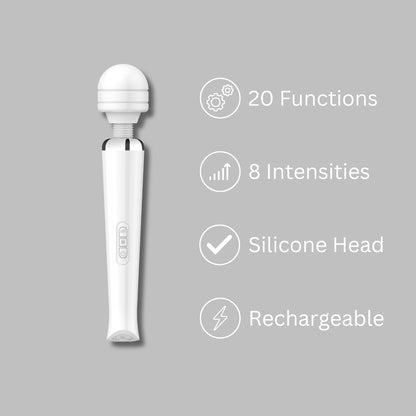 Loving Joy Magic Wand - 20 Modes Rechargeable - UK