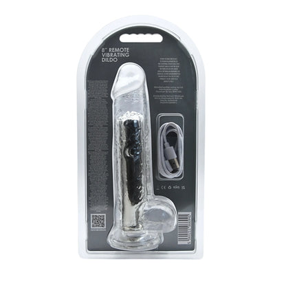 Loving Joy 8 Inch Remote Vibrating Dildo
