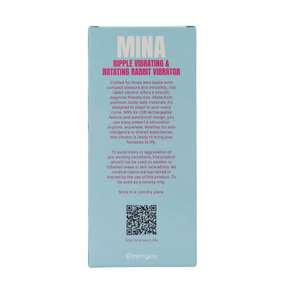 Mina Ripple Vibrating & Rotating Rabbit Vibrator