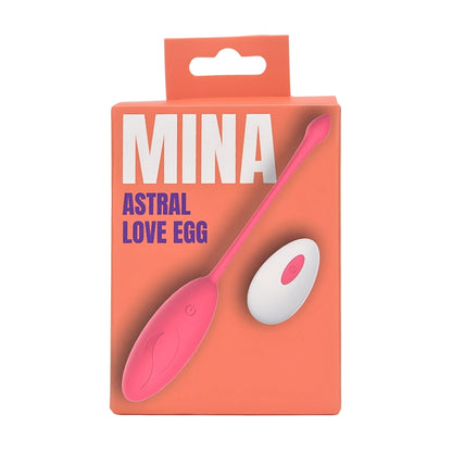 Mina Astral 10 Function Love Egg – Remote Controlled, USB Rechargeable