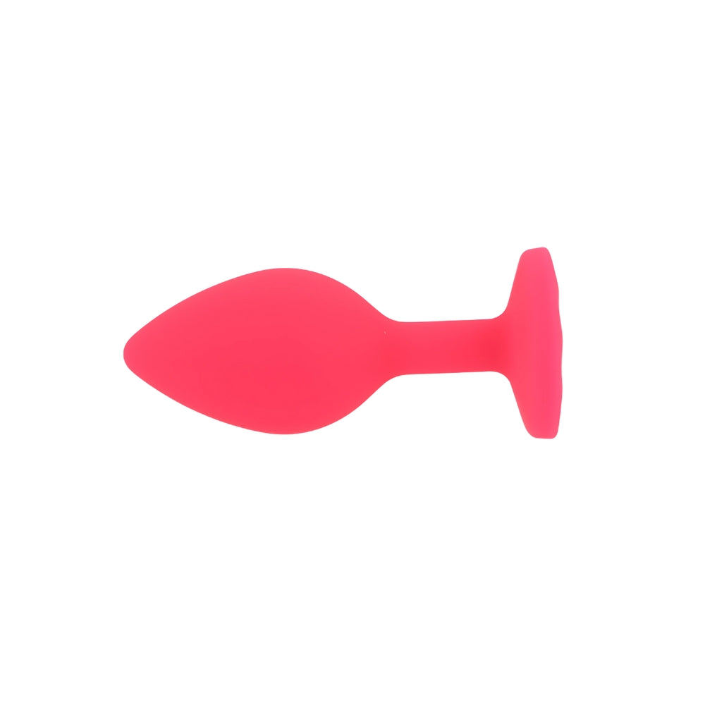 Toosh Pink Silicone Butt Plug Small