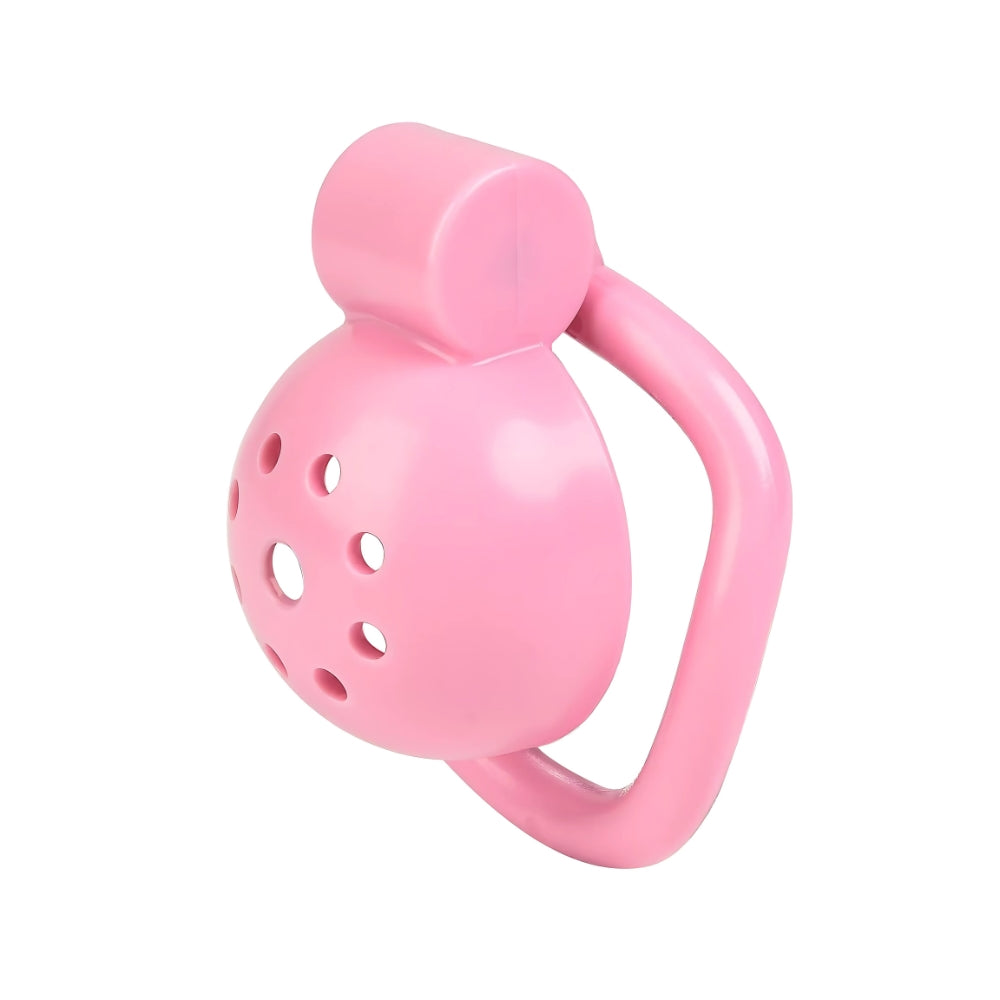 Impound Snare Cock Cage - Pink Micro Chastity Device