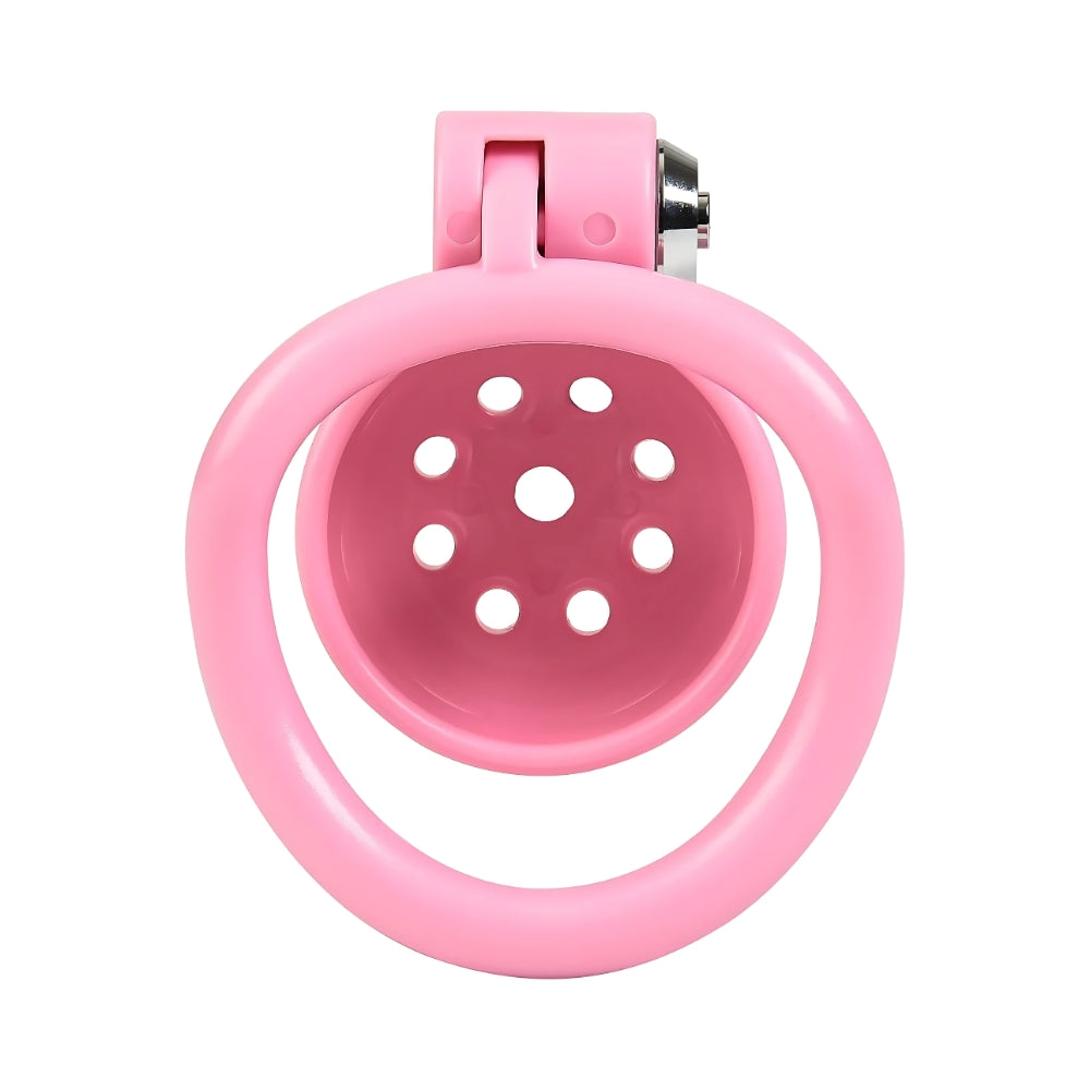 Impound Snare Cock Cage - Pink Micro Chastity Device