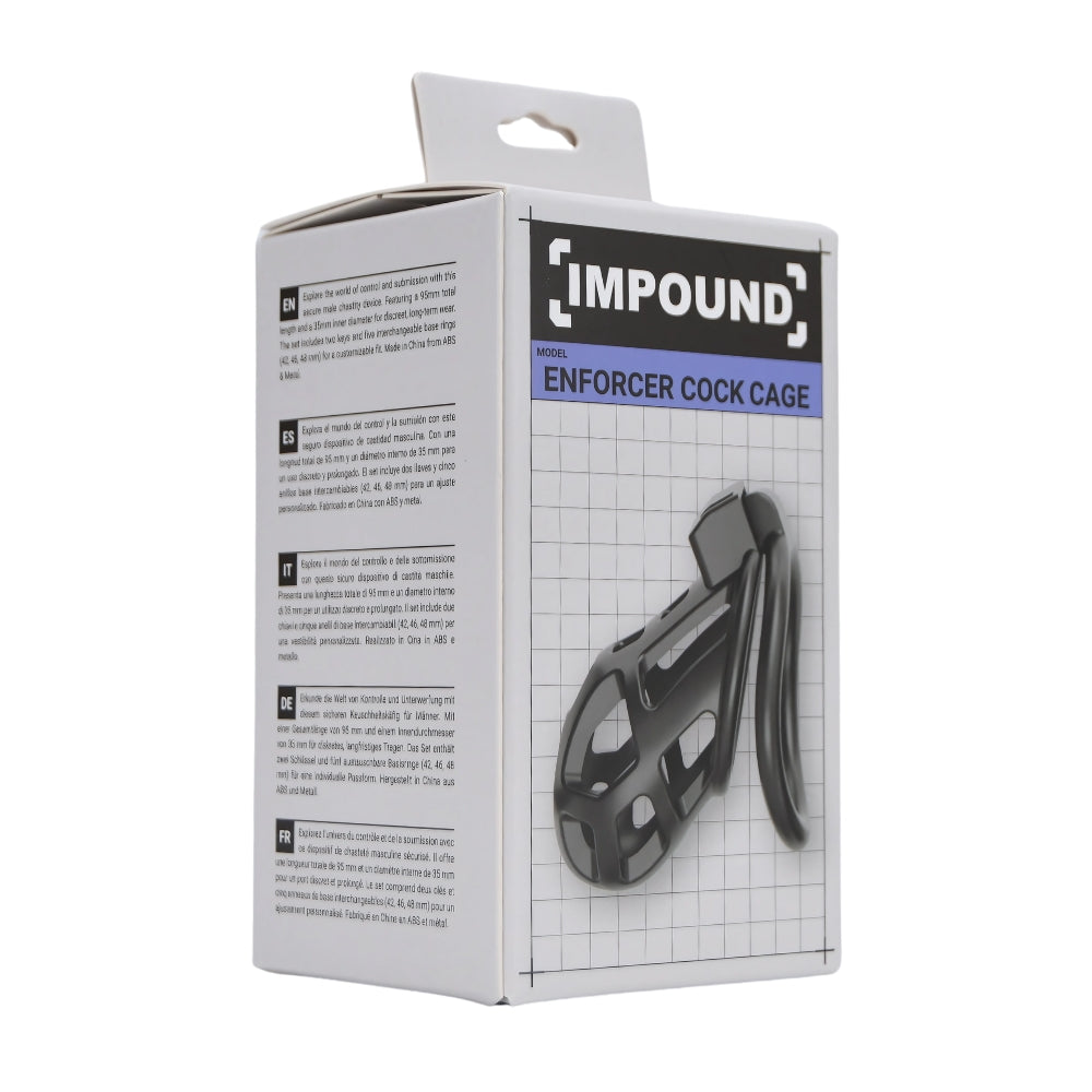 Impound Enforcer Cock Cage - Compact & Breathable Chastity Device