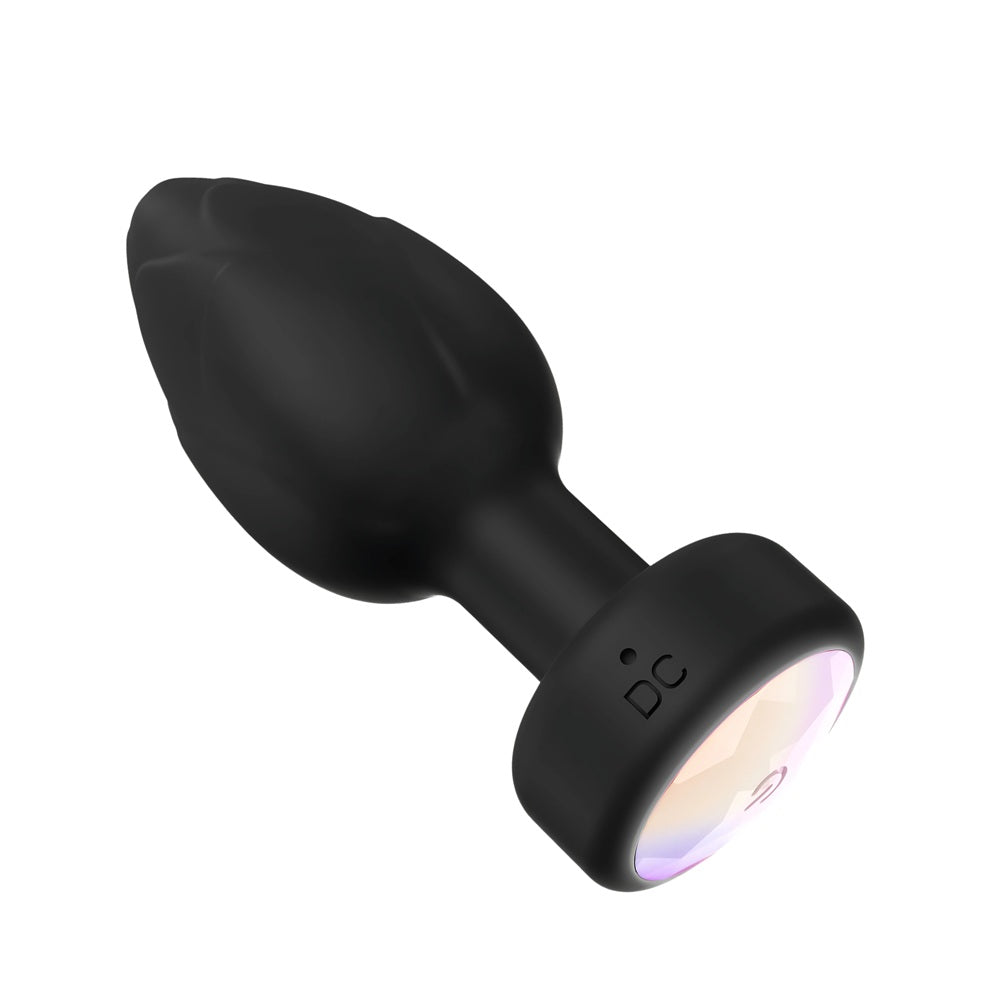 Toosh Light Up Vibrating Butt Plug - Remote & Colour Change