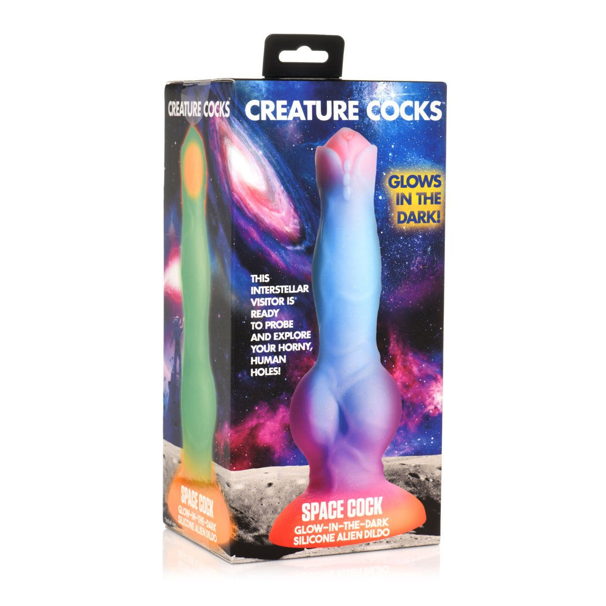 Creature Cocks Glow in the Dark Alien Silicone Dildo