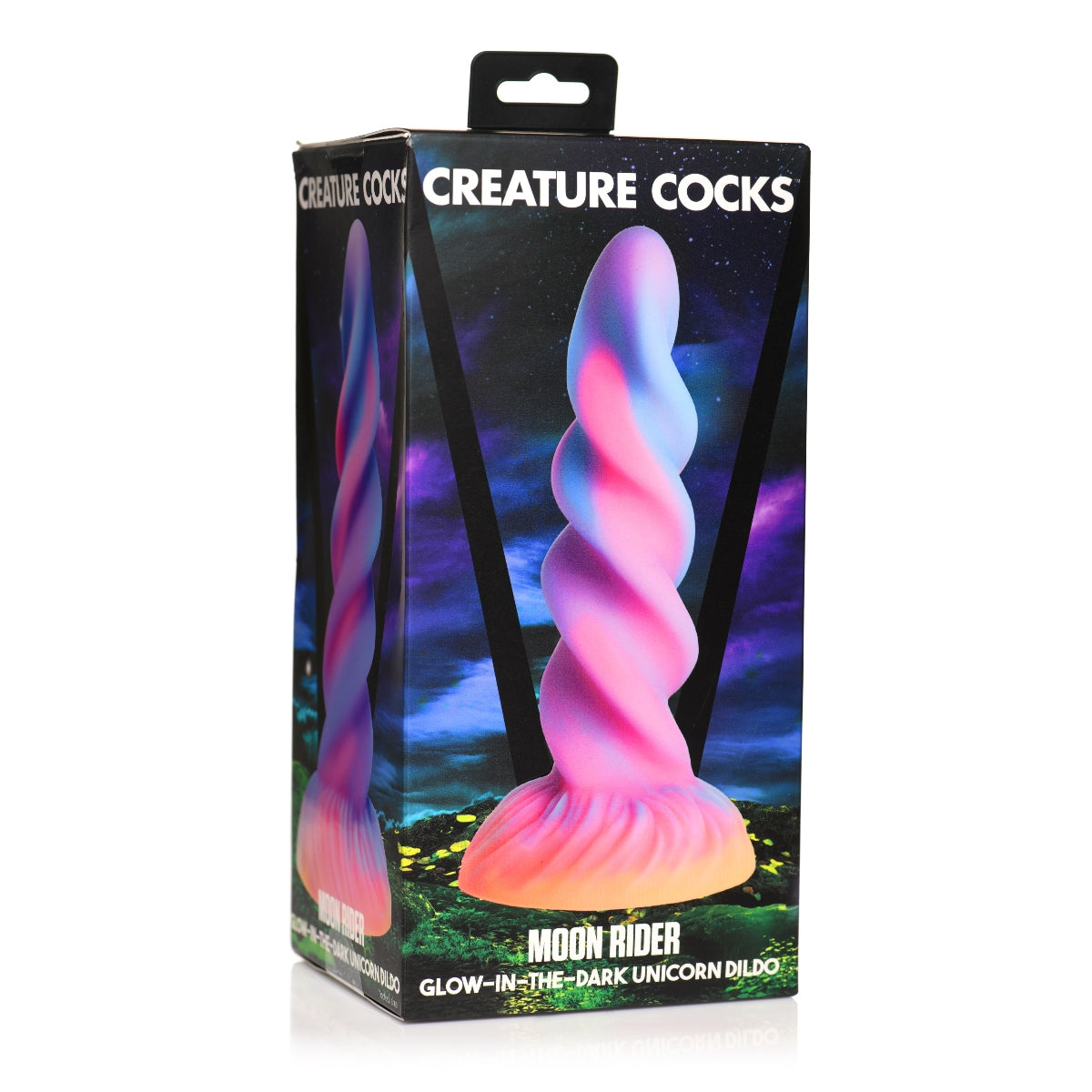 Creature Cocks Moon Rider Glow Unicorn Silicone Dildo