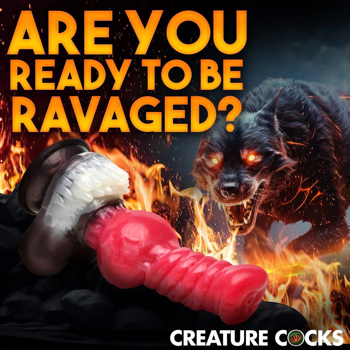 Creature Cocks Cujo Canine XL Silicone Dildo