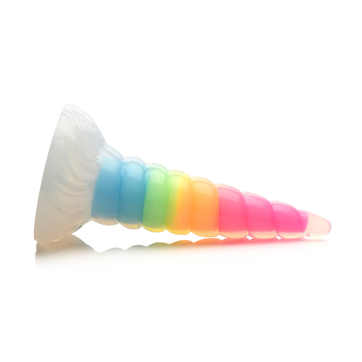 Creature Cocks Uni-Glow Rainbow Glow Silicone Dildo