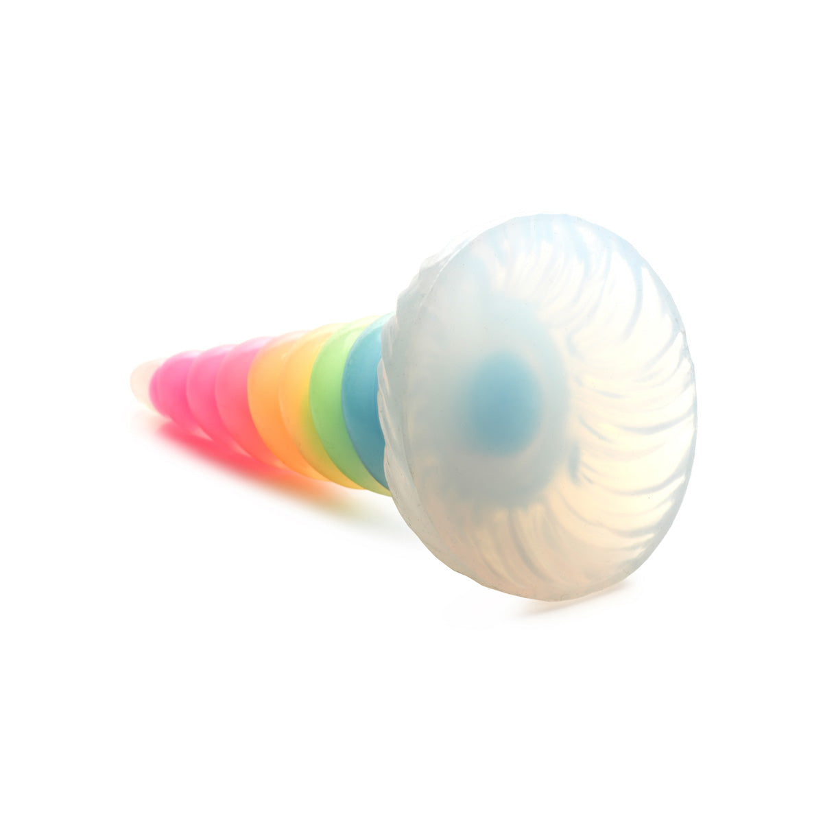 Creature Cocks Uni-Glow Rainbow Glow Silicone Dildo