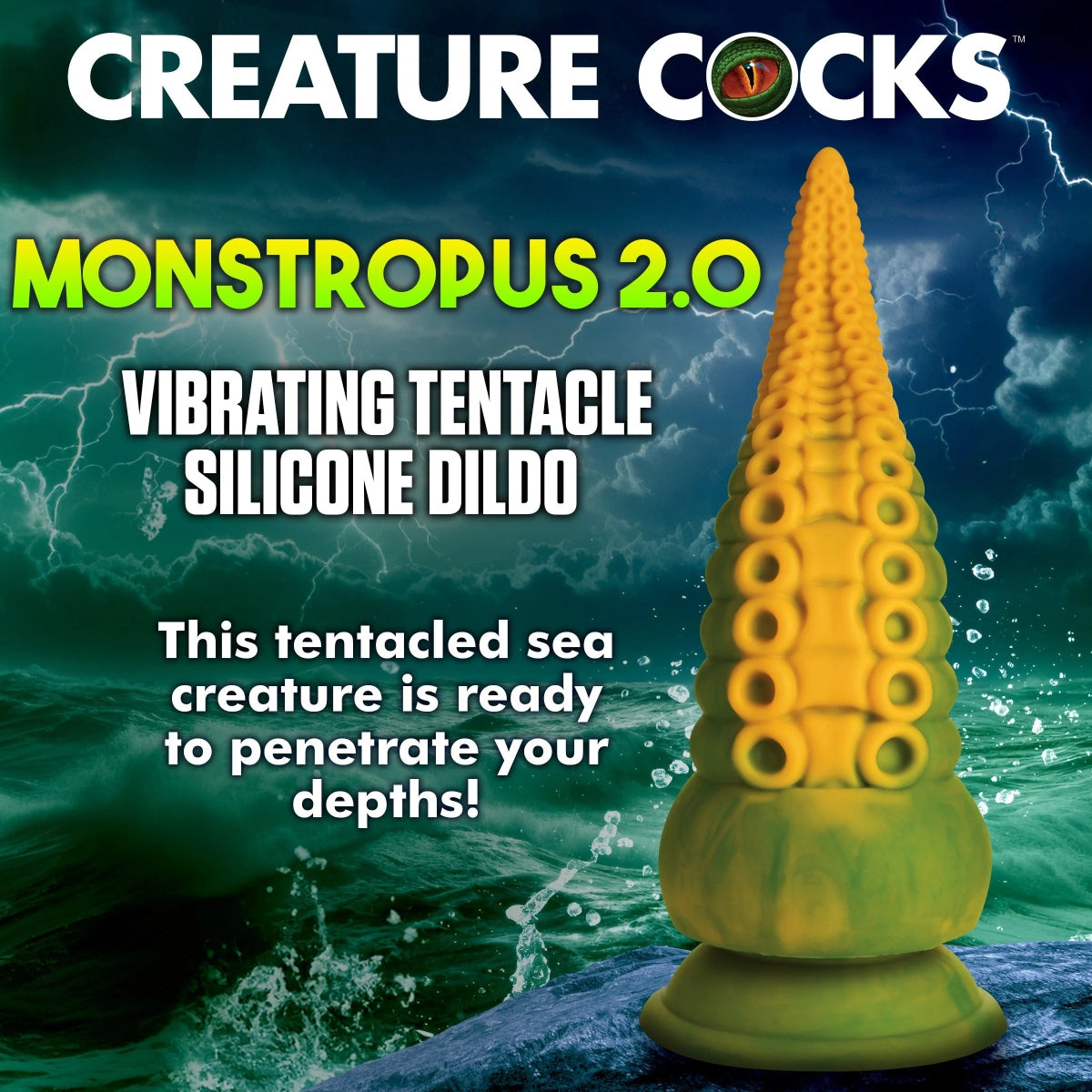 Creature Cocks Monstropus 2.0 Vibrating Dildo